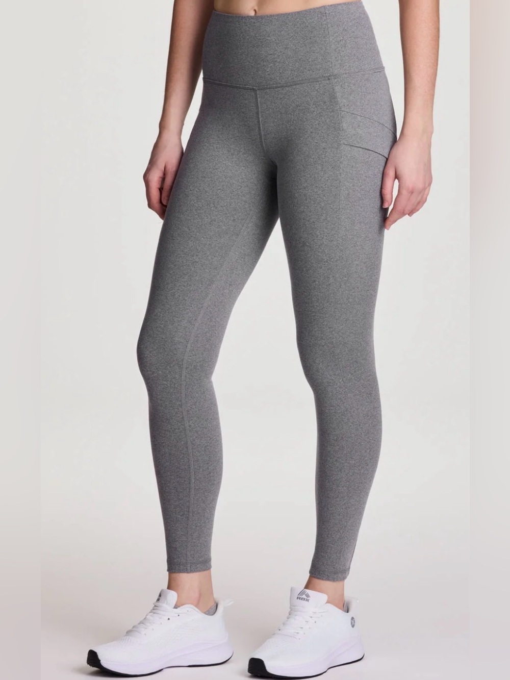 Avalanche High-Rise Grey Performance Leggings